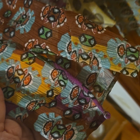 Nwt Zara Boho Blouse With Beaded Tassel Size Large - Picture 6 of 8